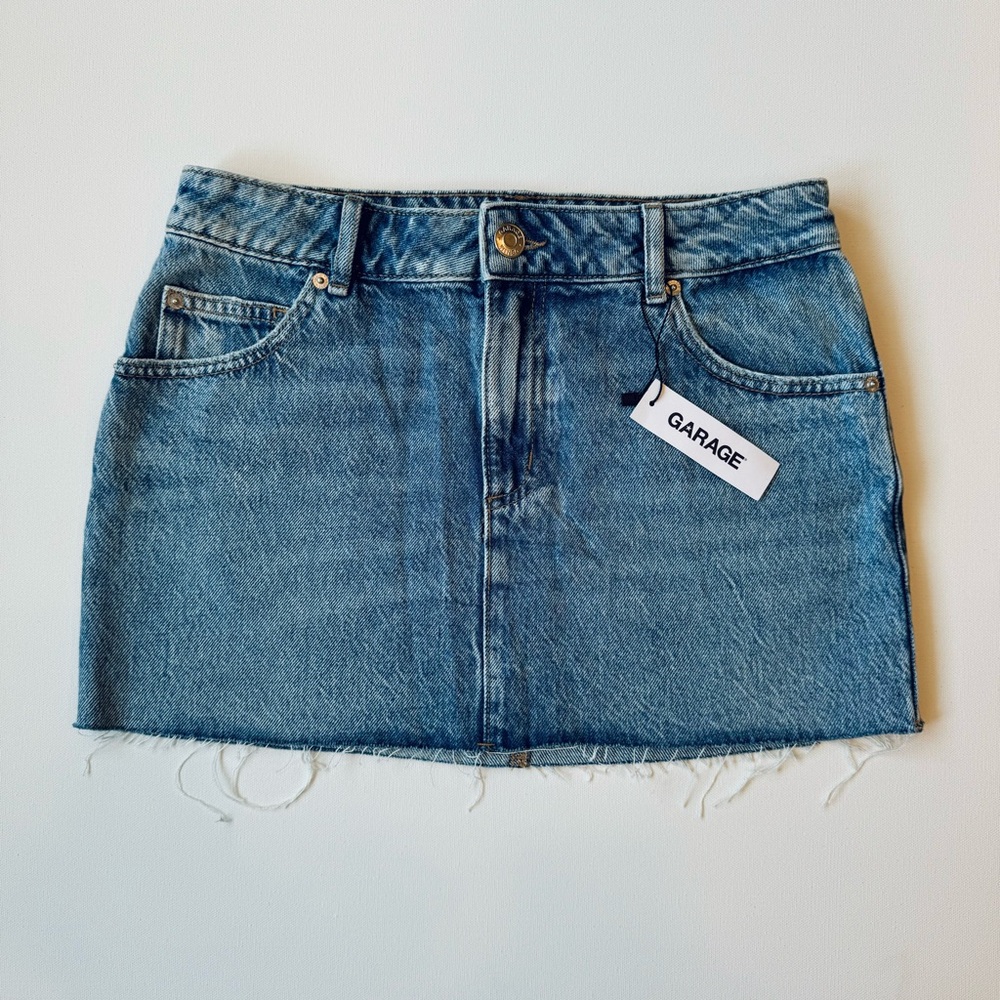 Brand New || Denim Mini Skirt